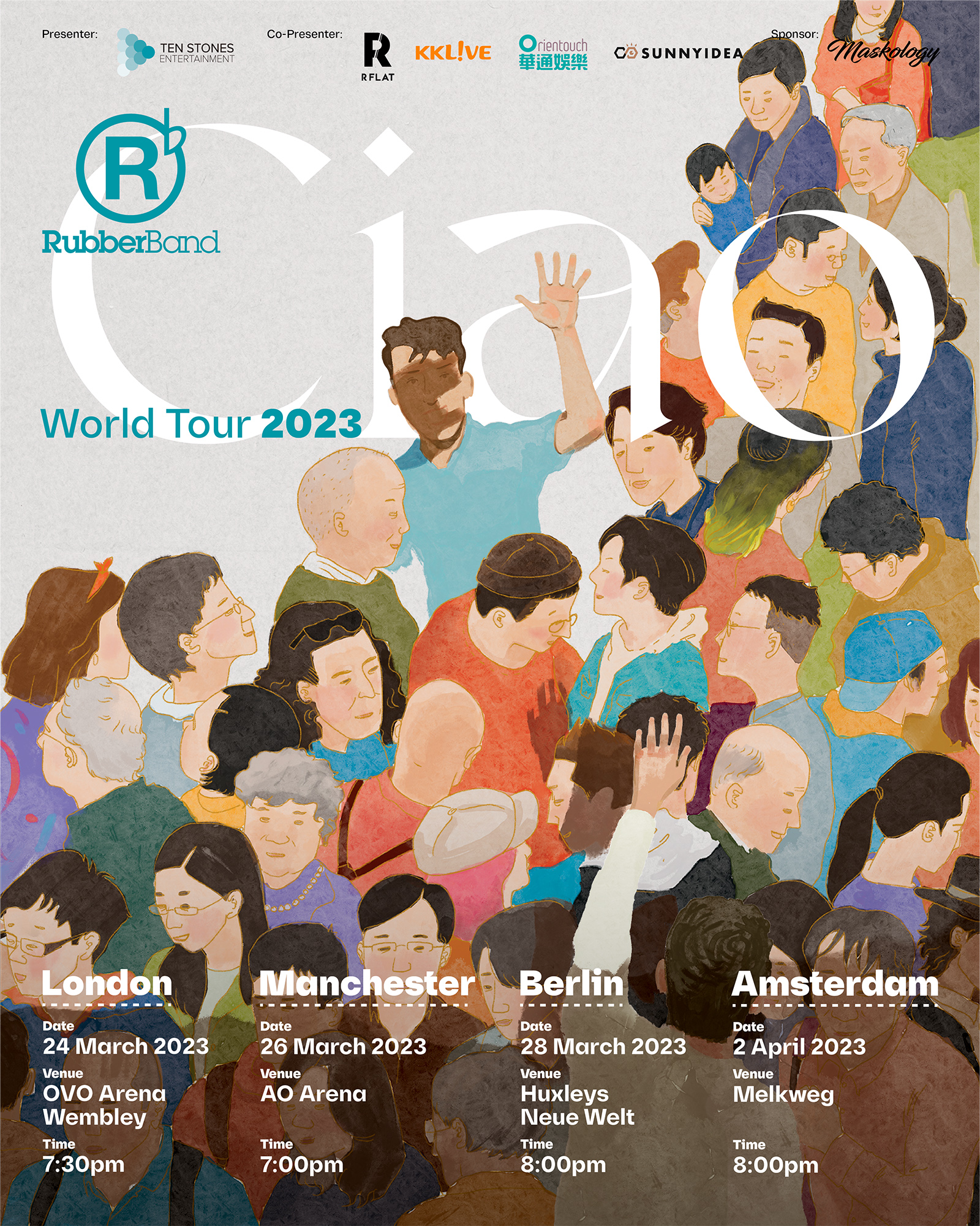 RubberBand Ciao World Tour 2023